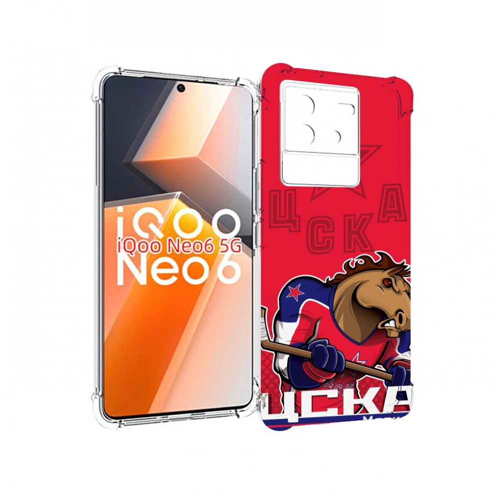

Чехол MyPads хк цска мужской для Vivo iQoo Neo 6 5G, Прозрачный, Tocco