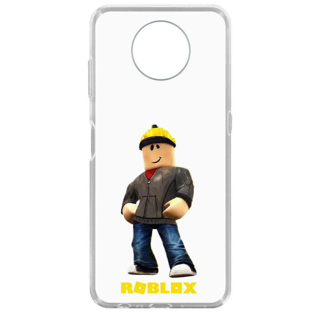 

Чехол-накладка Krutoff Clear Case Roblox-Строитель для Nokia G10, Прозрачный