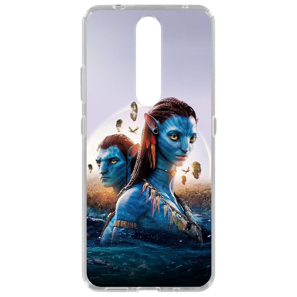 

Чехол-накладка Krutoff Clear Case Аватар - Джейк и Нейтири для Nokia 2.4, Прозрачный