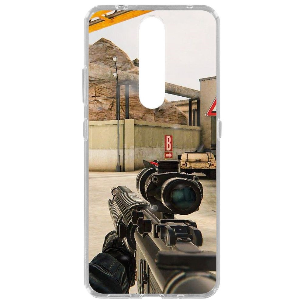 

Чехол-накладка Krutoff Clear Case Cтандофф 2 (Standoff 2) - Оптика для Nokia 2.4, Прозрачный