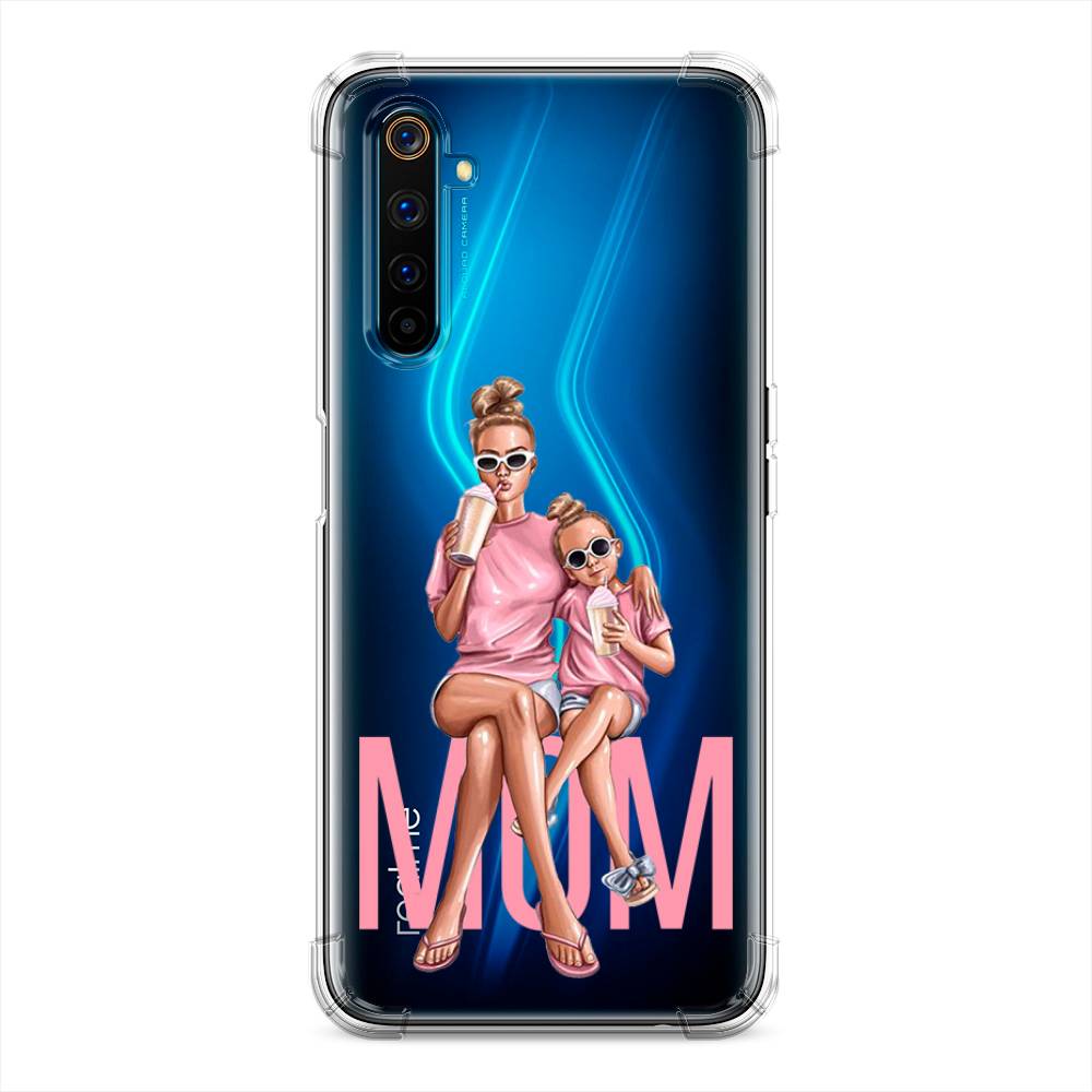 фото Противоударный силиконовый чехол "lovely mom" на realme 6 pro awog