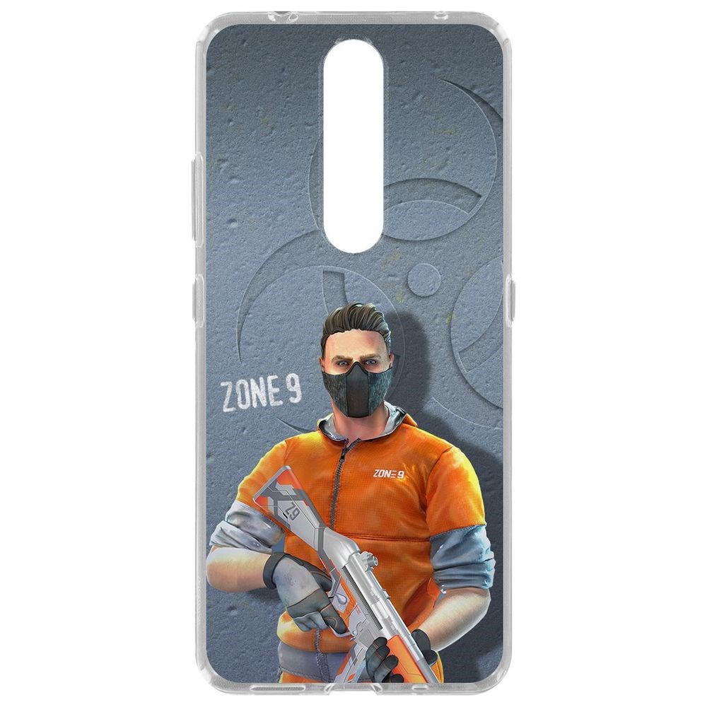 

Чехол-накладка Krutoff Clear Case Cтандофф 2 (Standoff 2) - Биотеррорист для Nokia 2.4, Прозрачный