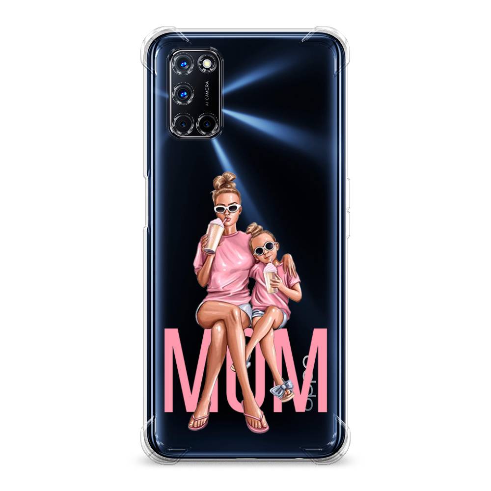 фото Противоударный силиконовый чехол "lovely mom" на oppo a72 awog