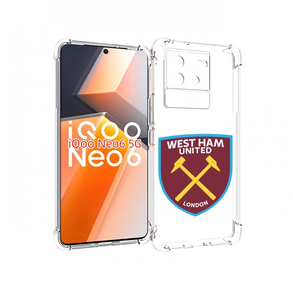 

Чехол MyPads фк-вест-хем-2 для Vivo iQoo Neo 6 5G, Прозрачный, Tocco