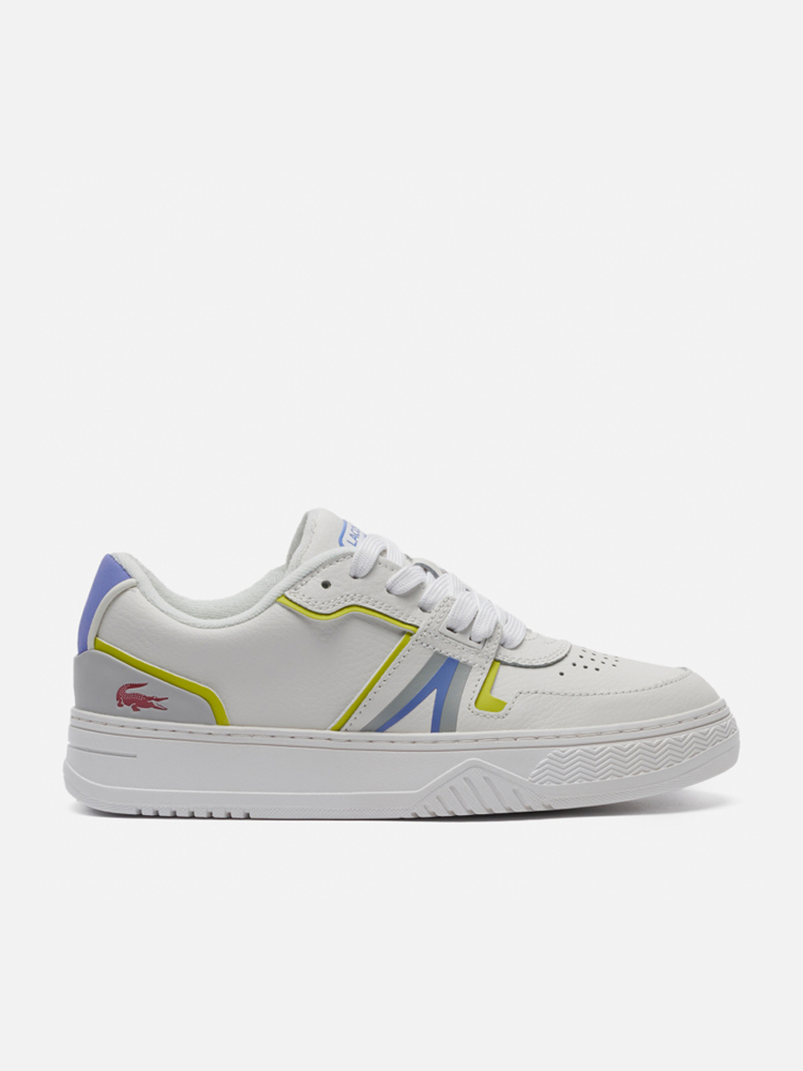 

Кроссовки женские Lacoste L001 Leather Popped Heel белые 37.5 EU, L001 Leather Popped Heel