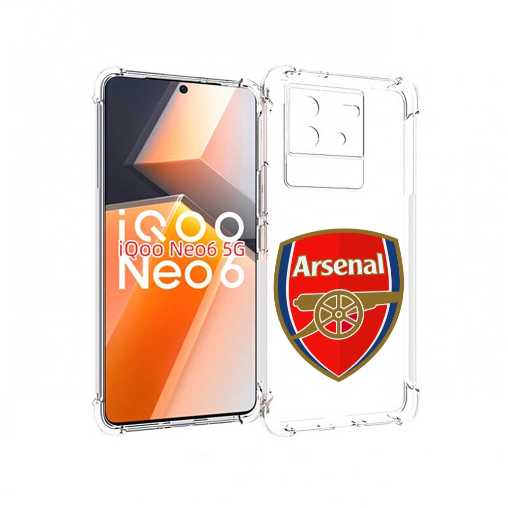 

Чехол MyPads фк-арсенал-2 для Vivo iQoo Neo 6 5G, Прозрачный, Tocco