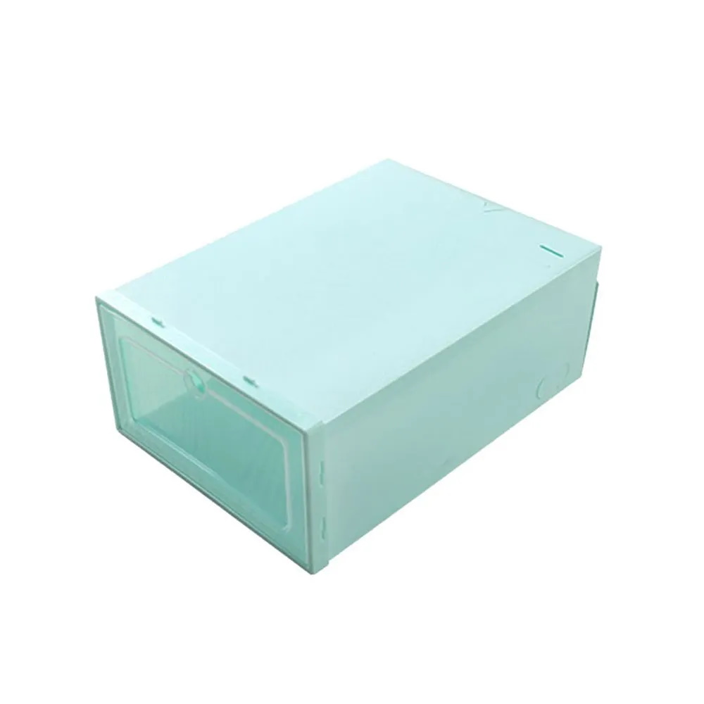 

Коробка для хранения обуви OMG ShoeboxSm2 30х21х12 голубой 6 шт, Shoebox