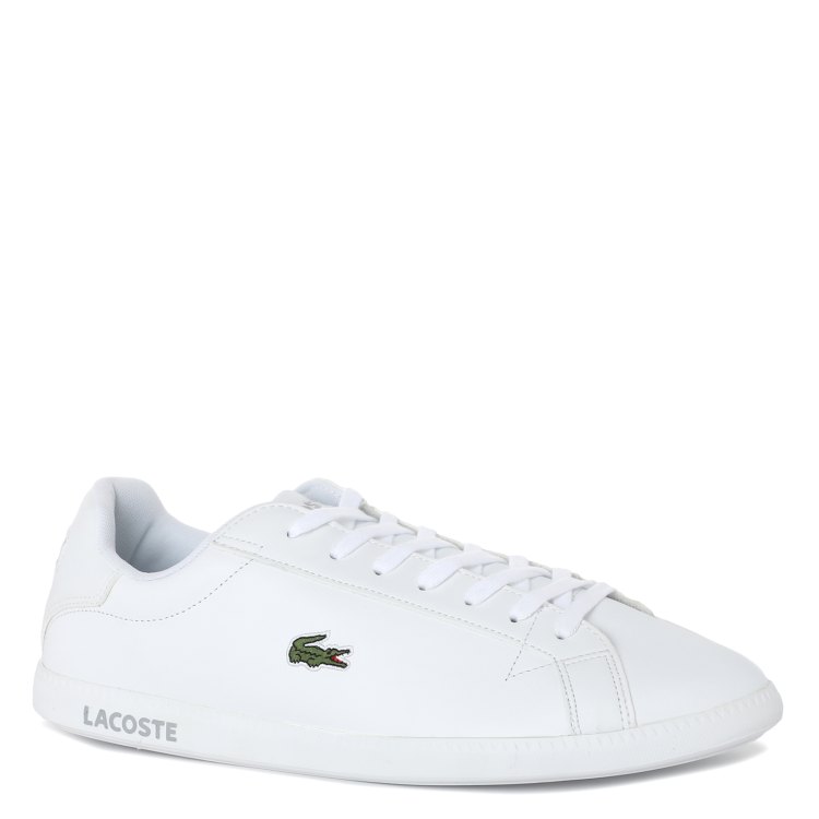 

Кеды мужские Lacoste SMA0012 GRADUATE BL 21 1 белые 44 EU, SMA0012 GRADUATE BL 21 1