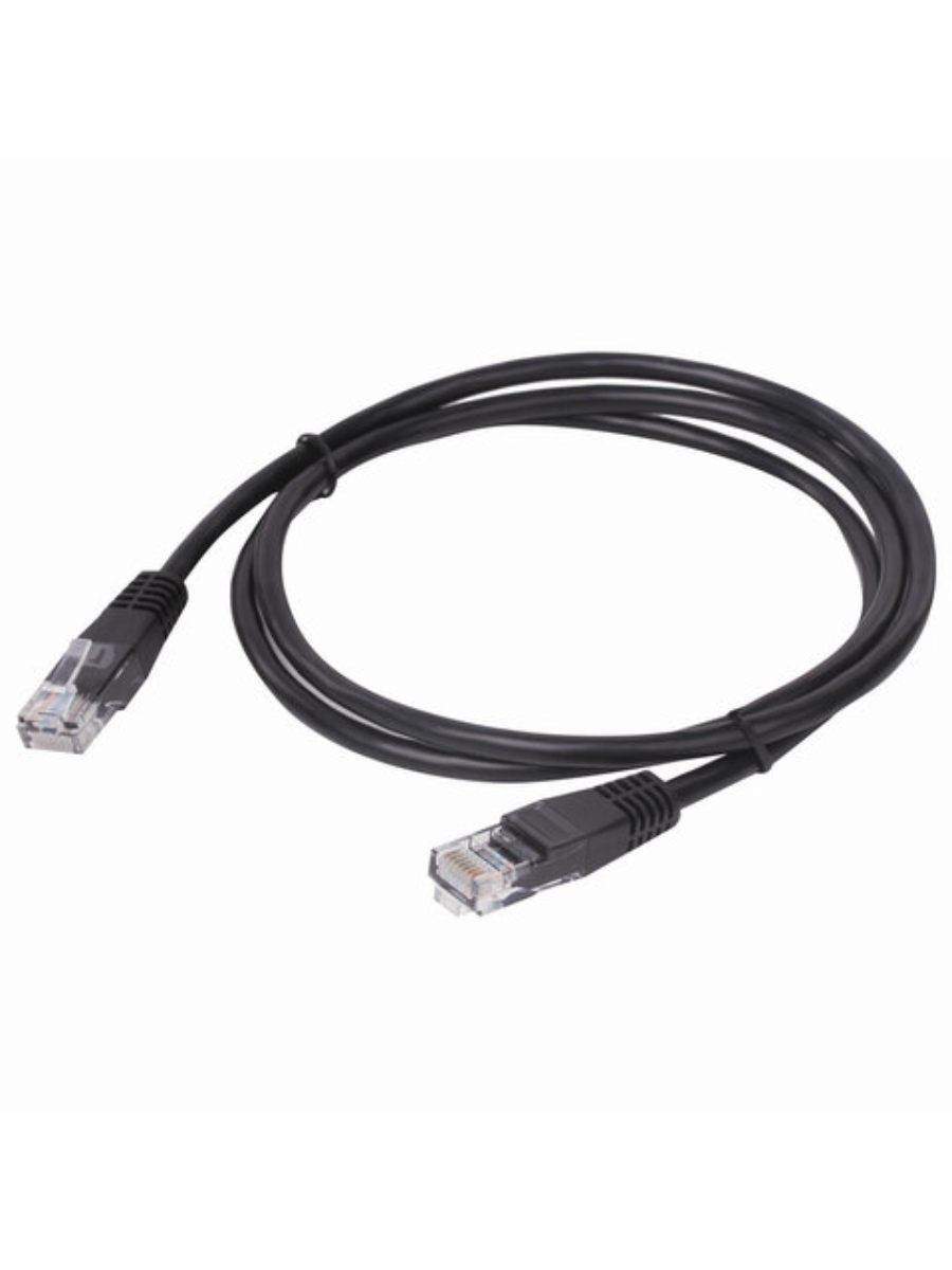 Патч-корд Sonnen RJ-45 без разъемов 1м (513122-2) черный