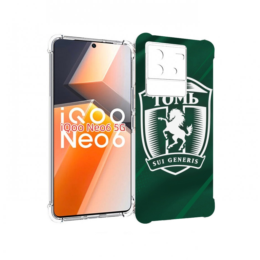 

Чехол MyPads фк томь томск для Vivo iQoo Neo 6 5G, Прозрачный, Tocco