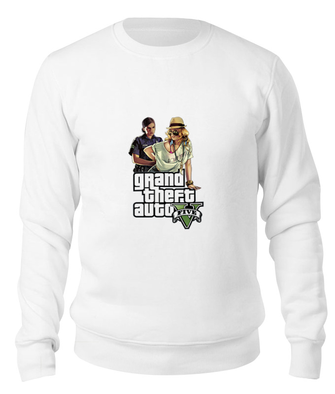 

Свитшот унисекс Printio Gta v белый XS, Gta v