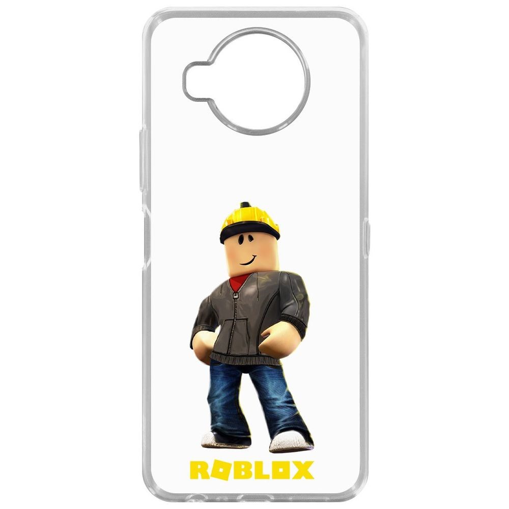 

Чехол-накладка Krutoff Clear Case Roblox-Строитель для Nokia 8.3 5G, Прозрачный