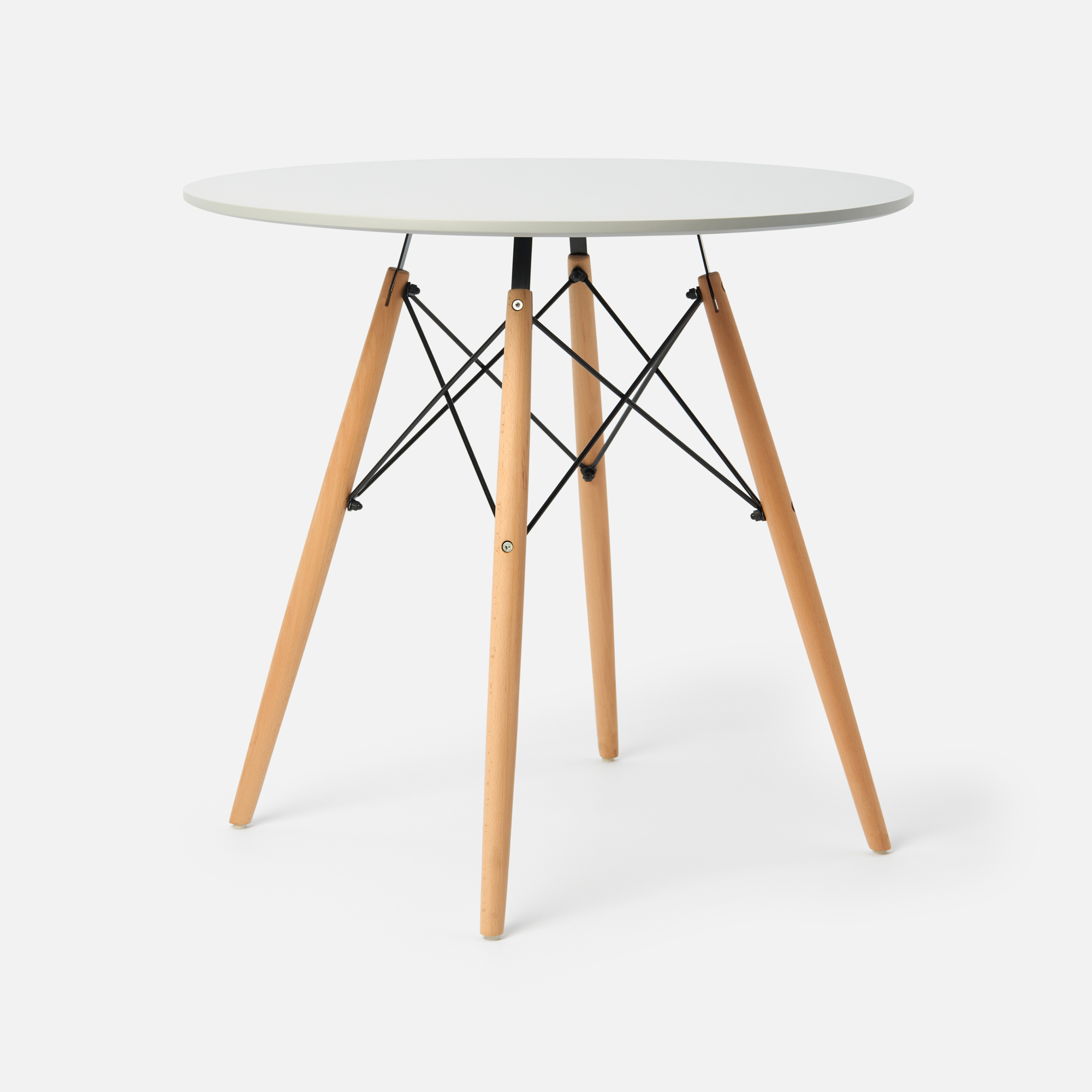 

Стол обеденный Eames D80, серый, Eames (круглый)