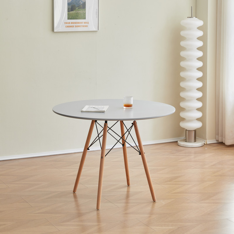 

Стол обеденный Eames D100, серый, Eames (круглый)