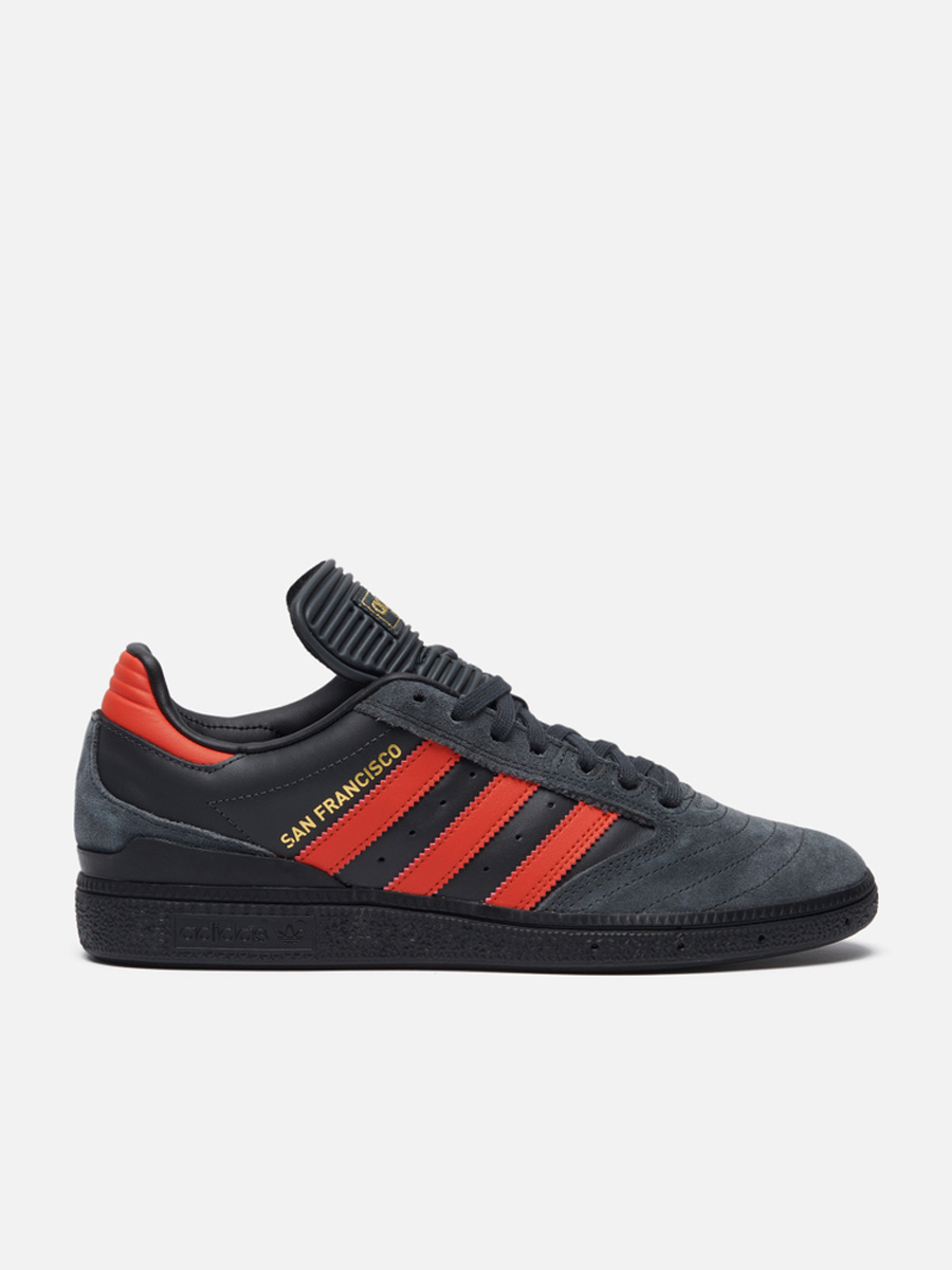 

Кроссовки мужские Adidas Skateboarding Busenitz Pro San Francisco черные 44.5 EU, Busenitz Pro San Francisco
