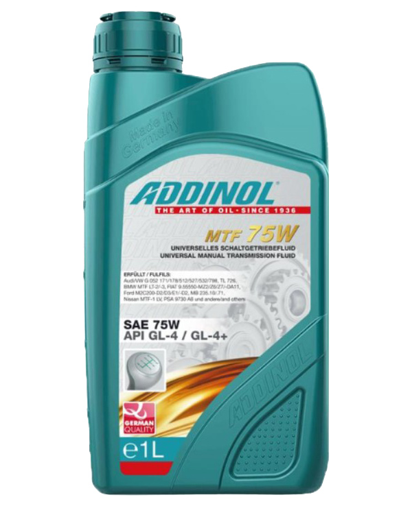 фото Масло трансм. синт. addinol multi transmission fluid 75w, gl-4/gl-4+, 1л addinol арт. 4014