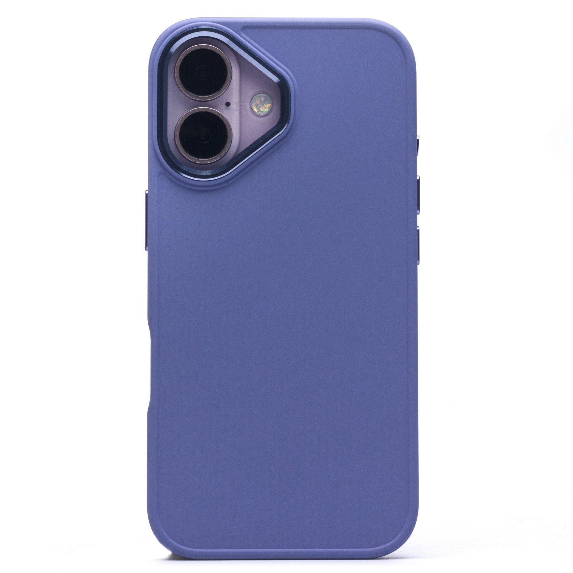 

Чехол для iPhone 16 силиконовый матовый 6 <светло-фиолетовый>