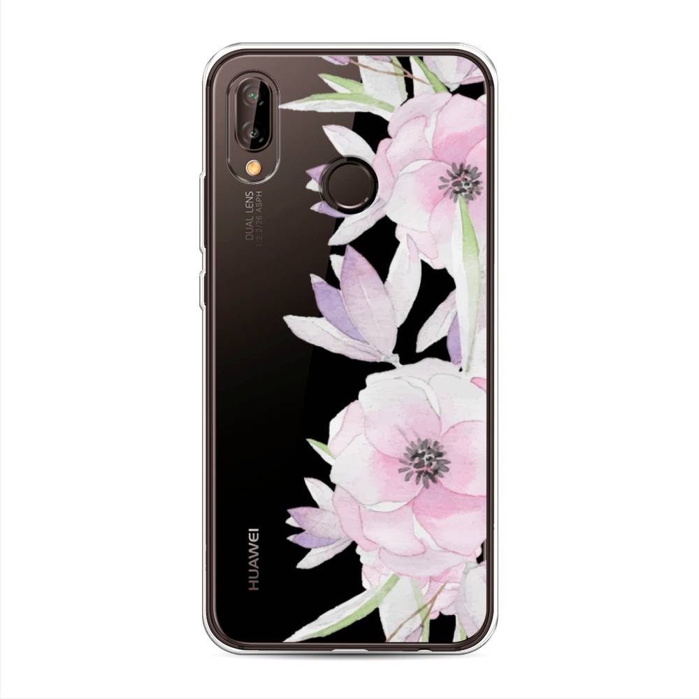 

Чехол Awog на Huawei Nova 3 "Нежные анемоны", Розовый;черный;фиолетовый, 66150-8