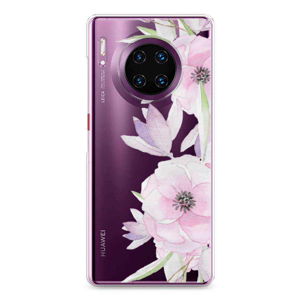 

Чехол Awog на Huawei Mate 30 Pro "Нежные анемоны", Розовый;черный;фиолетовый, 610450-8