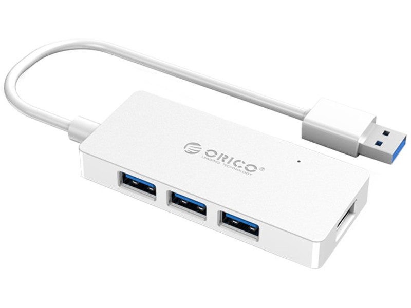 

Разветвитель для компьютера USB Orico HS4U-U3 White, HS4U-U3