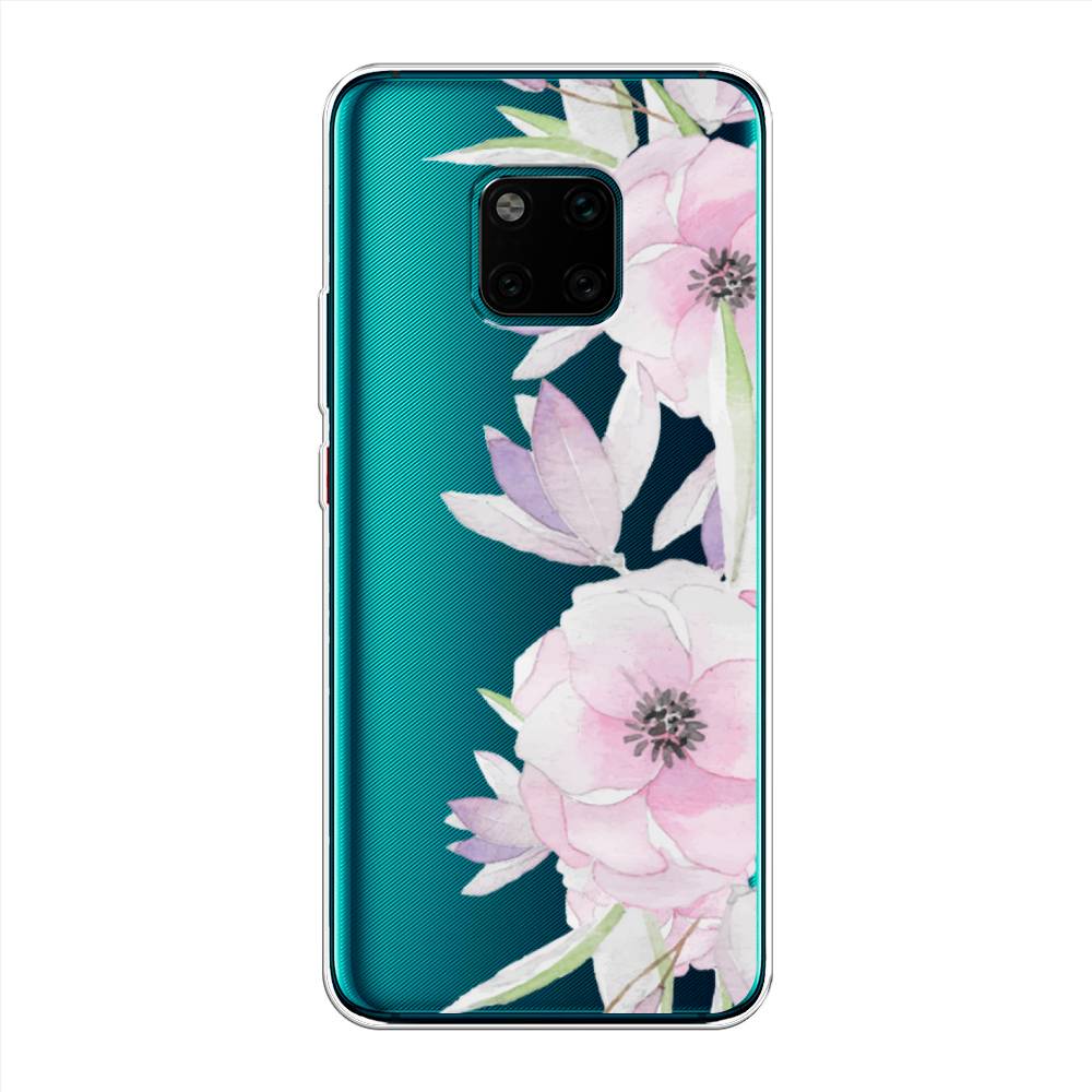 

Чехол Awog на Huawei Mate 20 Pro "Нежные анемоны", Розовый;черный;фиолетовый, 67050-8