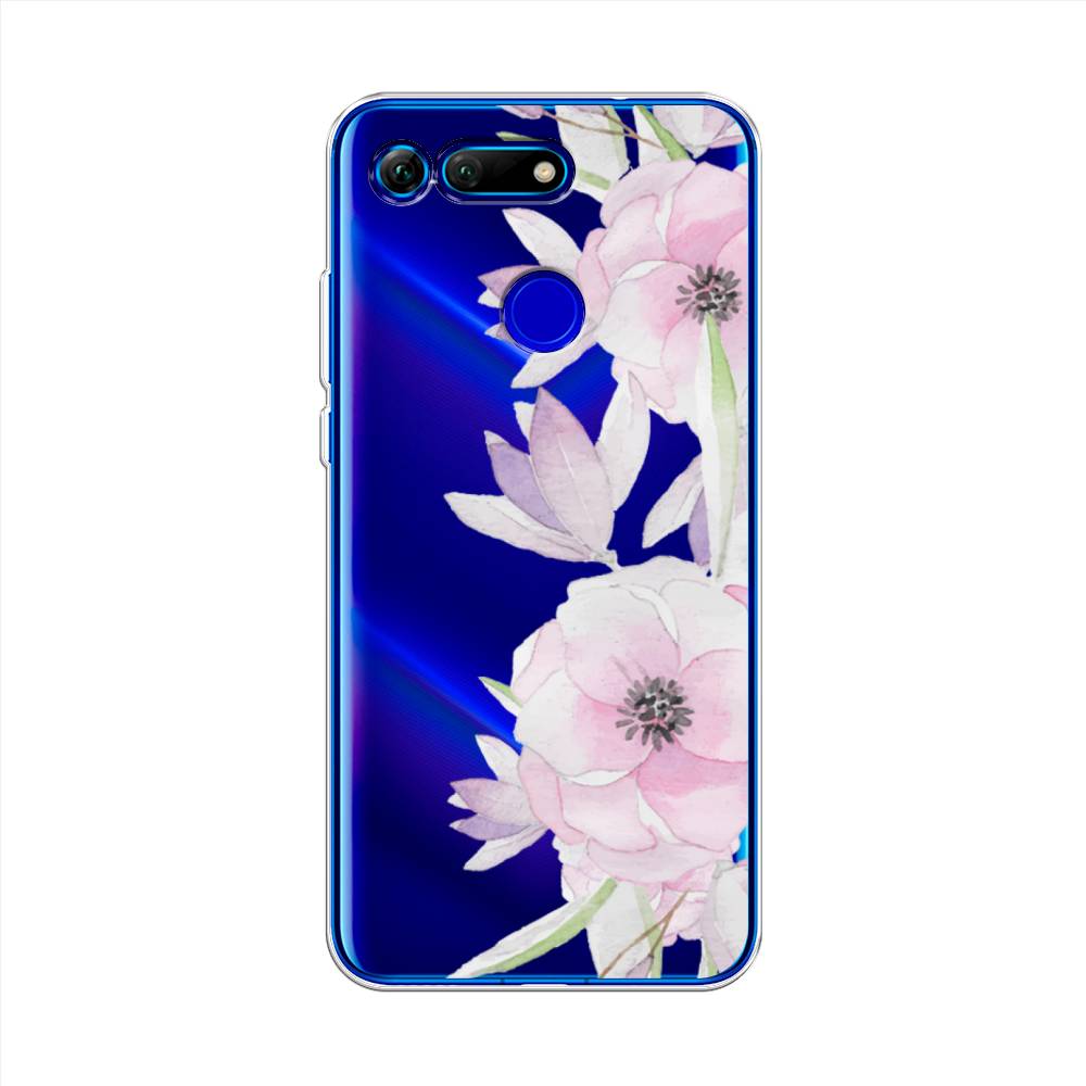 

Чехол Awog на Honor V20 (View 20) "Нежные анемоны", Розовый;черный;фиолетовый, 67350-8