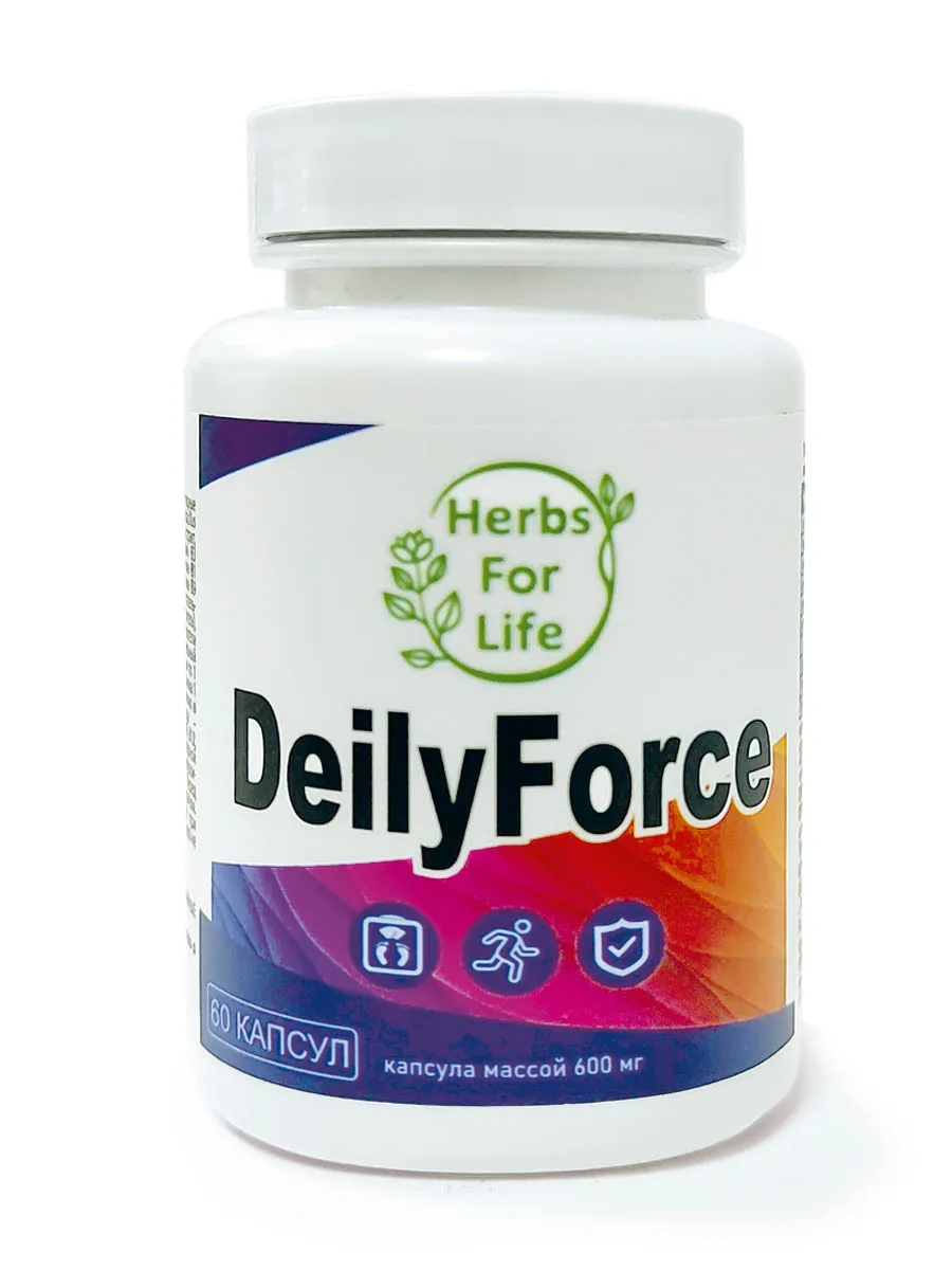 фото L-карнитин deily force herbs for life капсулы 60 шт.