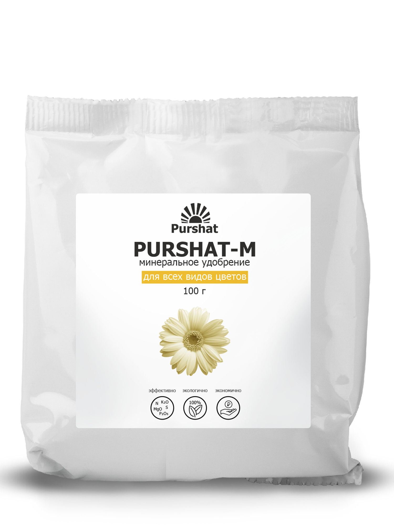

Минеральное удобрение комплексное Пуршат для цветов 100 г