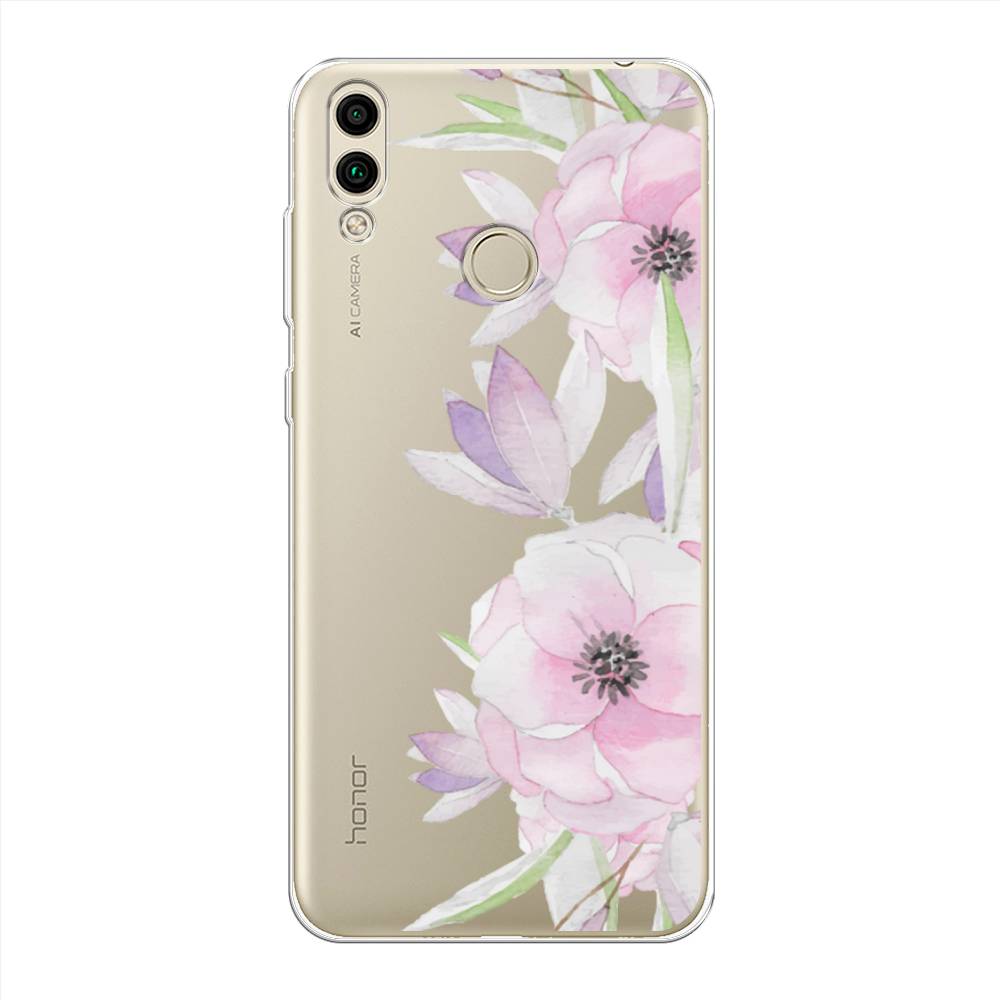 

Чехол Awog на Honor 8C "Нежные анемоны", Розовый;черный;фиолетовый, 67150-8