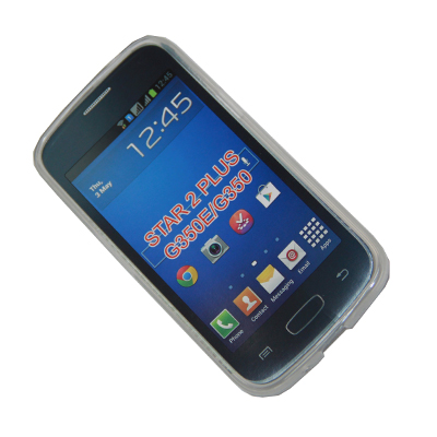 фото Чехол для samsung sm-g350e (galaxy star advance) силиконовый матовый <белый> promise mobile