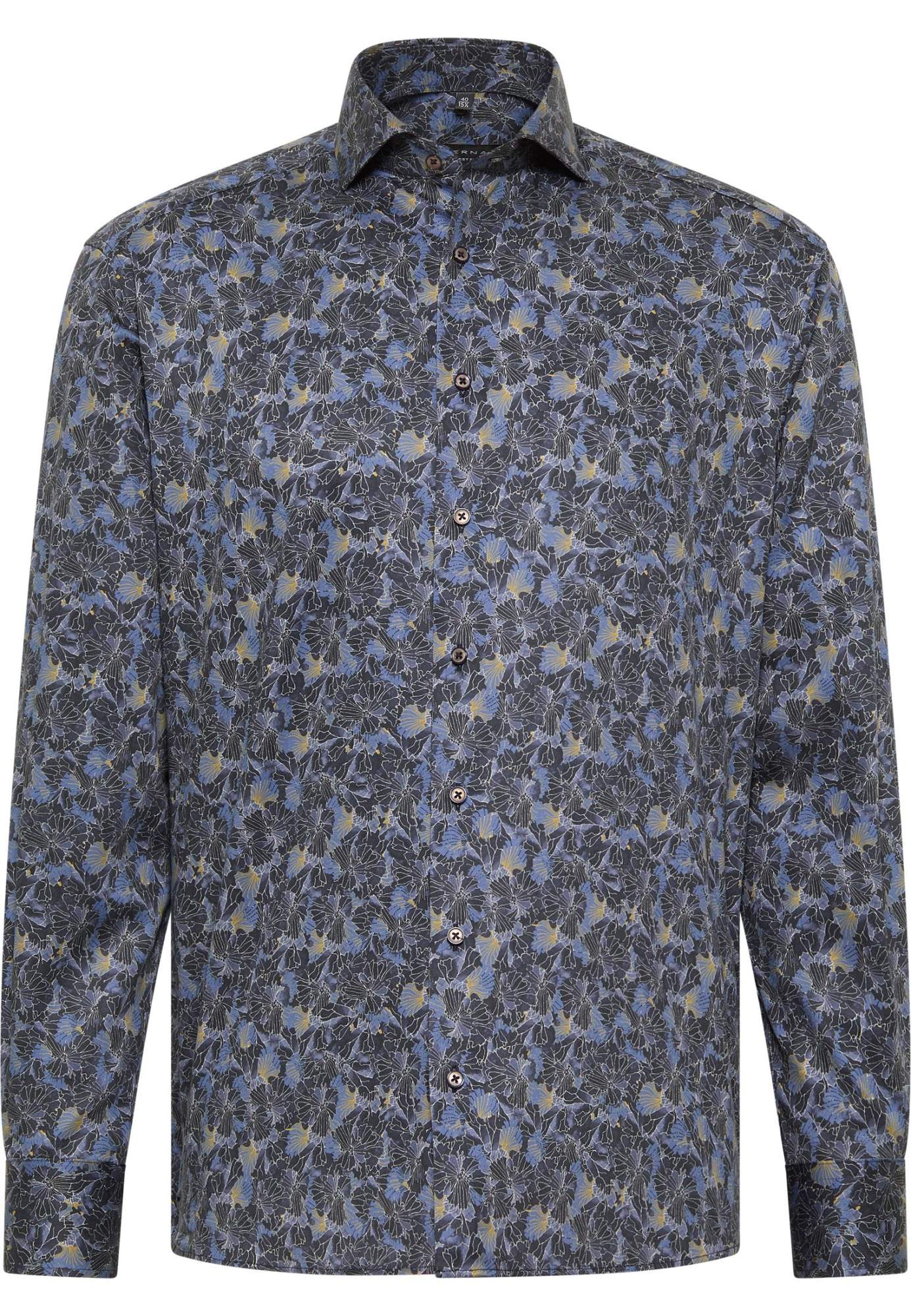 

Рубашка мужская ETERNA 4077-18-E17V синяя 46, Синий, 407718E17V