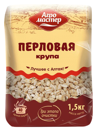 

Перловая крупа Агромастер 1,5 кг