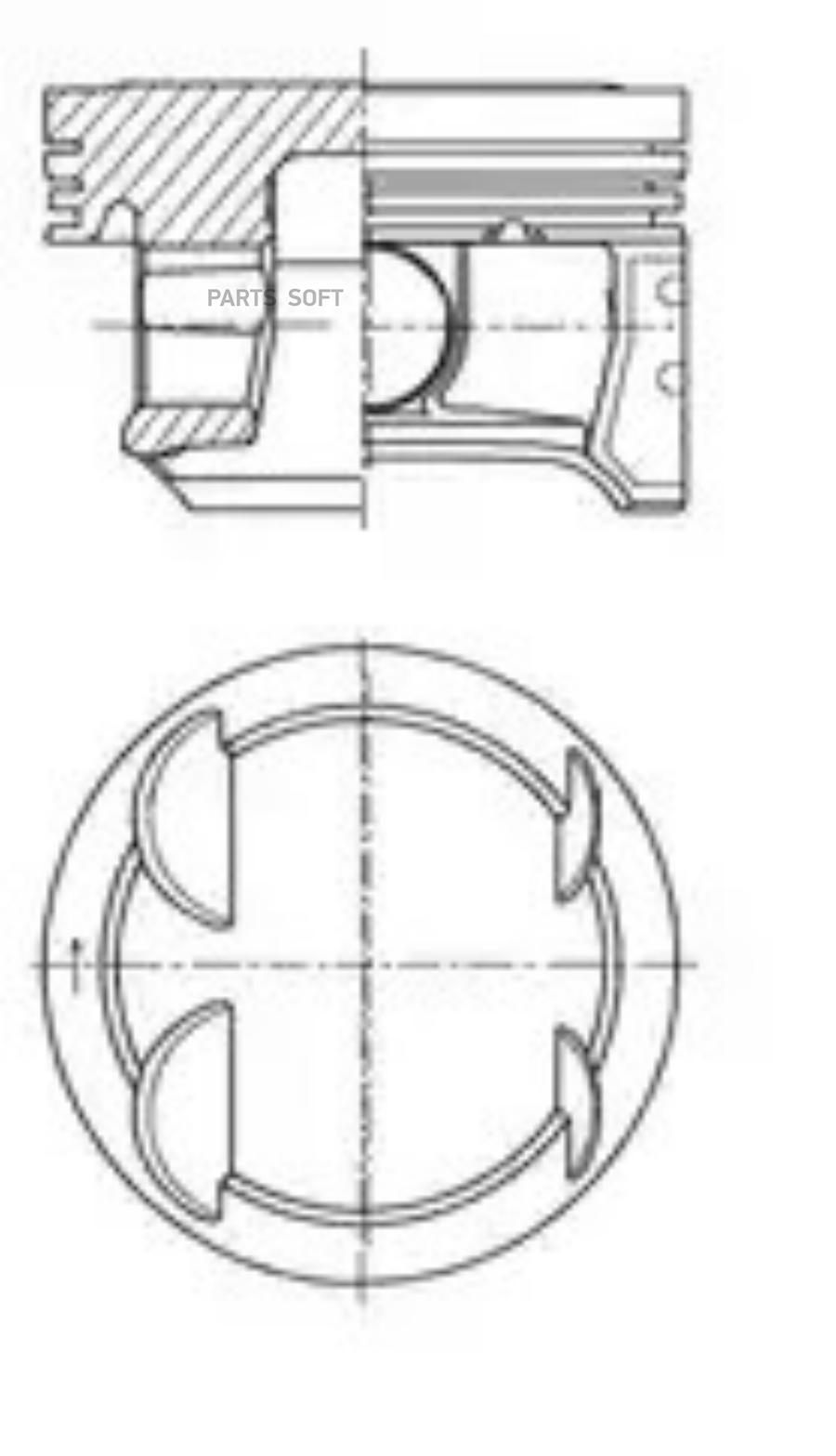 

Поршень KOLBENSCHMIDT 41006620 dm.73.40x1.2x1.2x2.0 +0,50