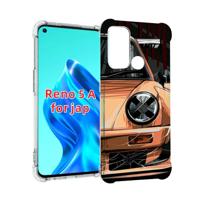 

Чехол MyPads Порш мужской для Oppo Reno 5A, Прозрачный, Tocco