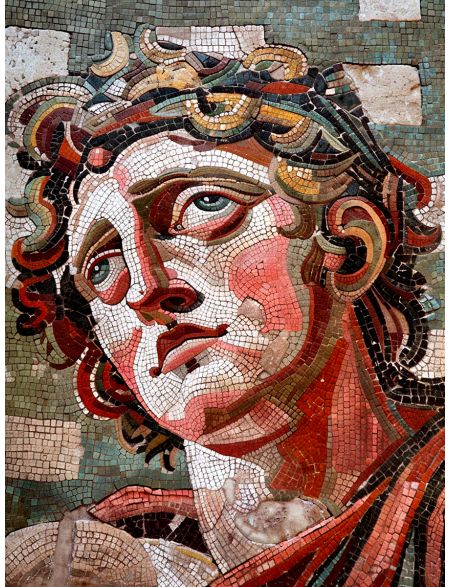 

Алмазная мозаика на подрамнике Античная мозаика, 90x70 см, 50 цветов, 85942, ПРА-863