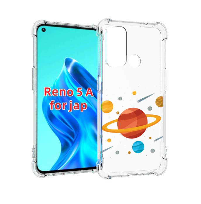 

Чехол MyPads Планета-Сатурн для Oppo Reno 5A, Прозрачный, Tocco