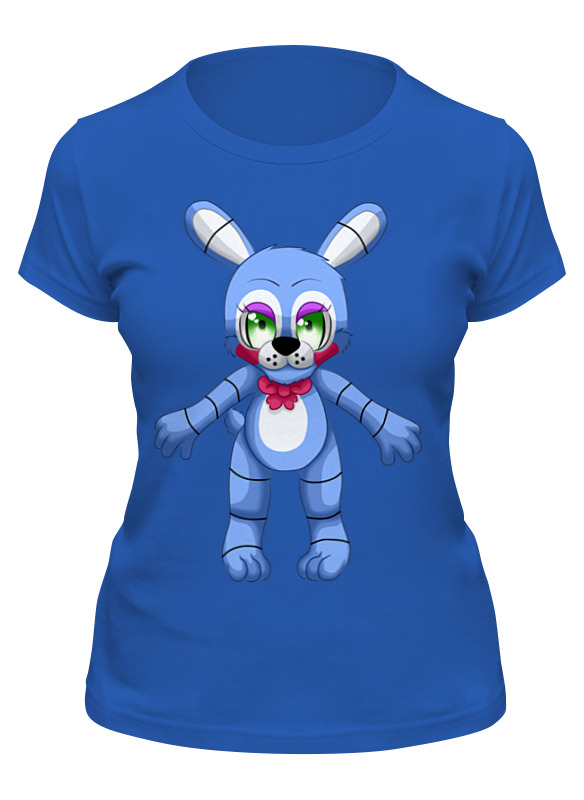 

Футболка женская Printio Shadow bonnie (пять ночей у фредди) синяя S, Синий, Shadow bonnie (пять ночей у фредди)