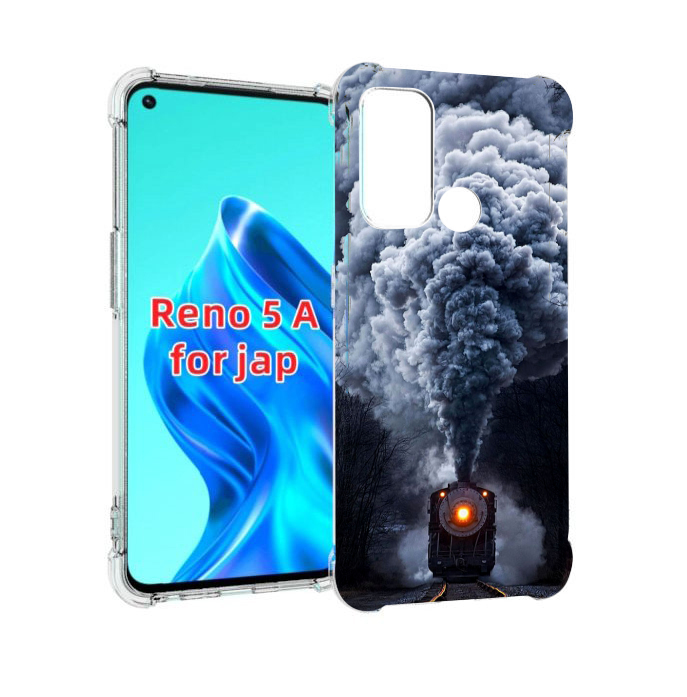 

Чехол MyPads Паровоз для Oppo Reno 5A, Прозрачный, Tocco