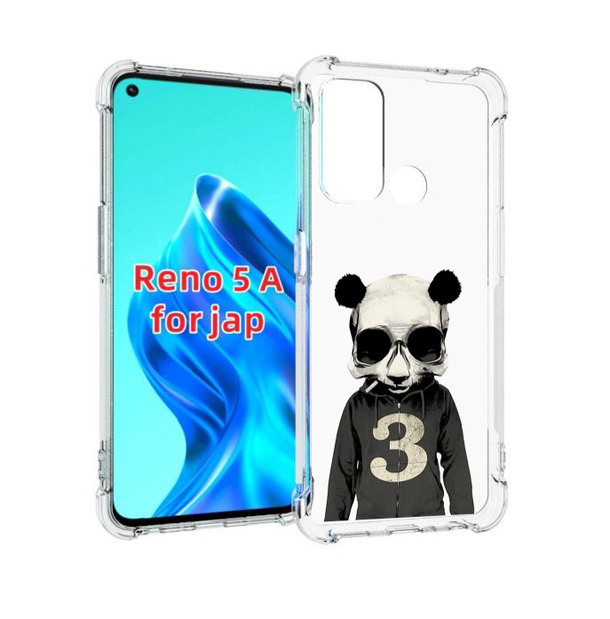 

Чехол MyPads Панда-в-костюме для Oppo Reno 5A, Прозрачный, Tocco