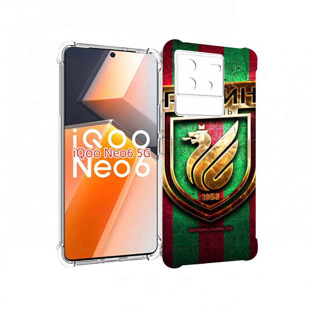 

Чехол MyPads фк рубин казань для Vivo iQoo Neo 6 5G, Прозрачный, Tocco