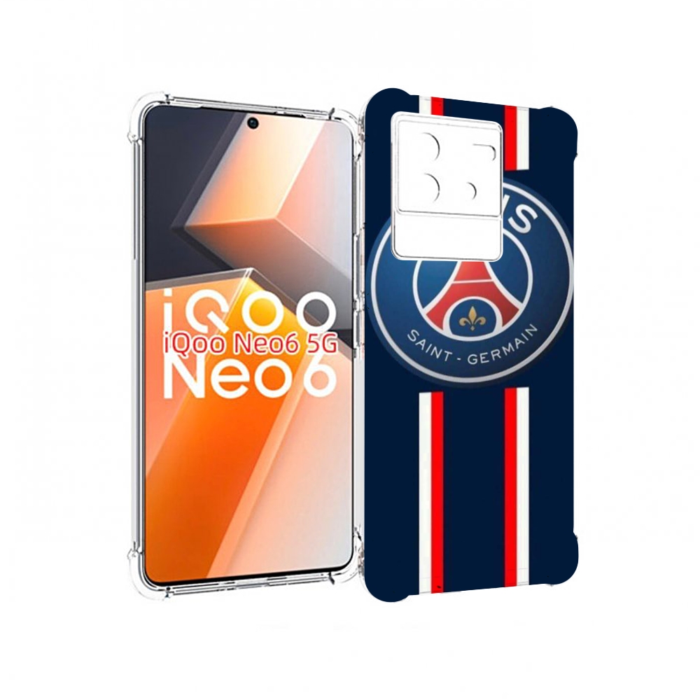 

Чехол MyPads фк псж для Vivo iQoo Neo 6 5G, Прозрачный, Tocco