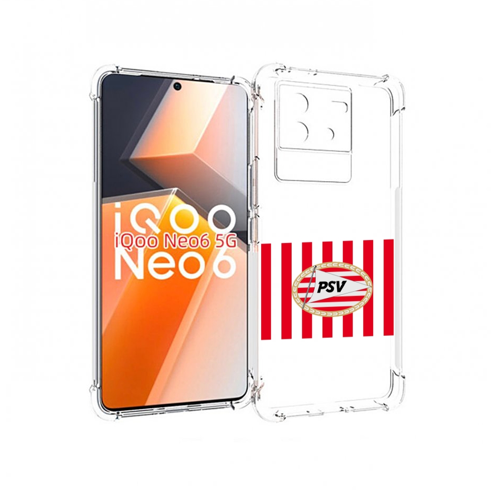 

Чехол MyPads фк псв голландия мужской для Vivo iQoo Neo 6 5G, Прозрачный, Tocco