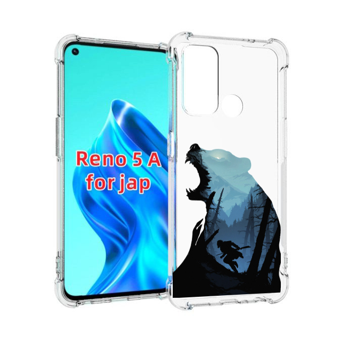 

Чехол MyPads Ночной-медведь для Oppo Reno 5A, Прозрачный, Tocco