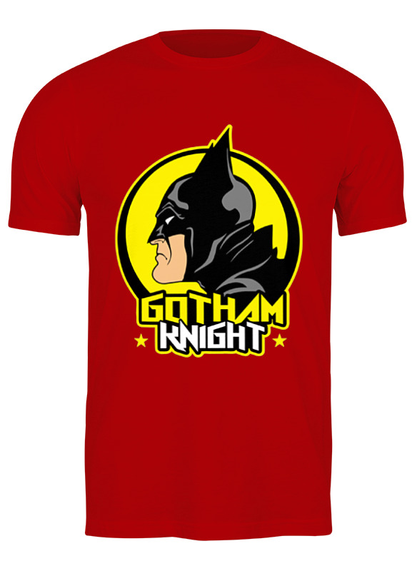 

Футболка мужская Printio Gotham knight красная S, Красный, Gotham knight