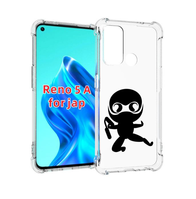 

Чехол MyPads Ниндзя для Oppo Reno 5A, Прозрачный, Tocco