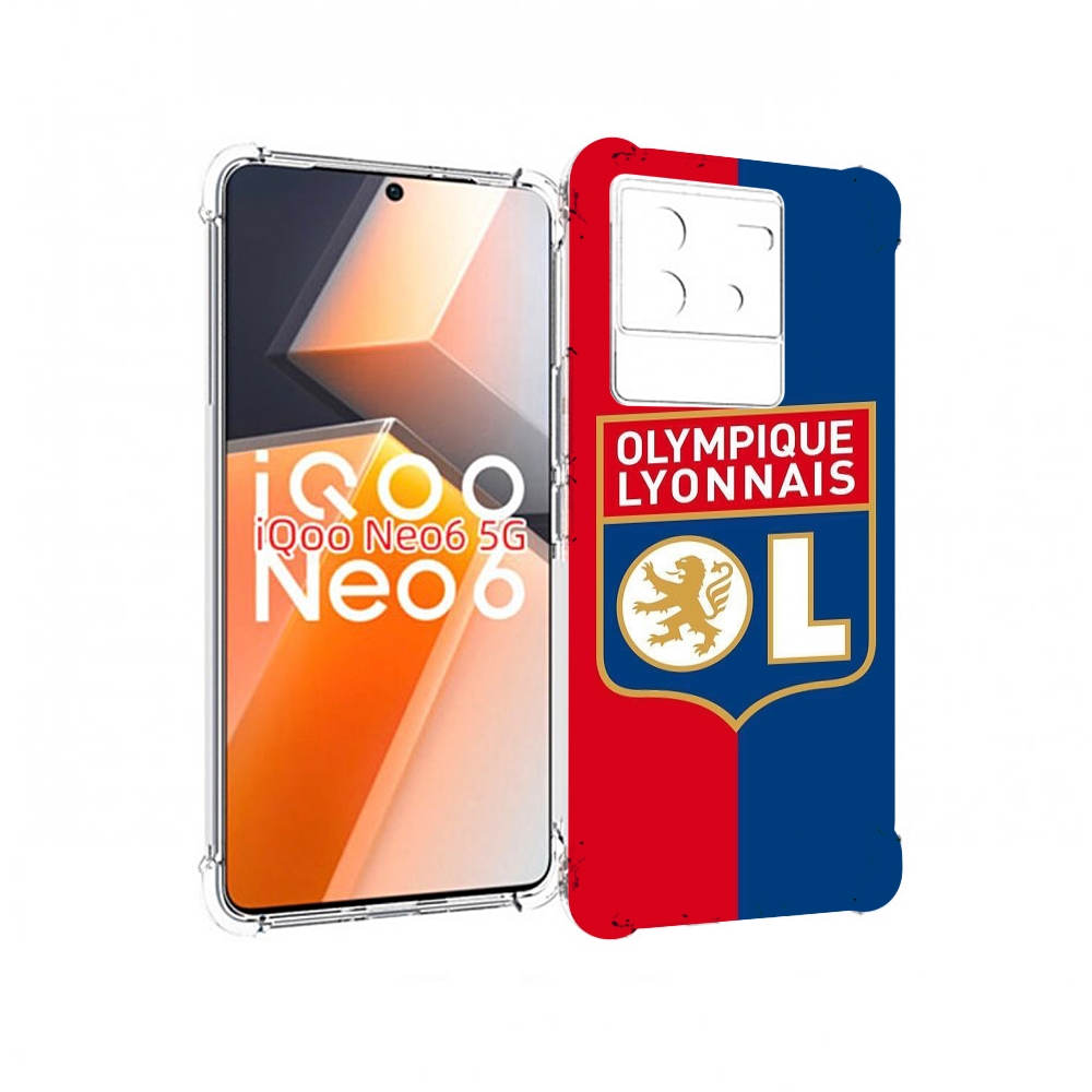 

Чехол MyPads фк лион эмблема для Vivo iQoo Neo 6 5G, Прозрачный, Tocco