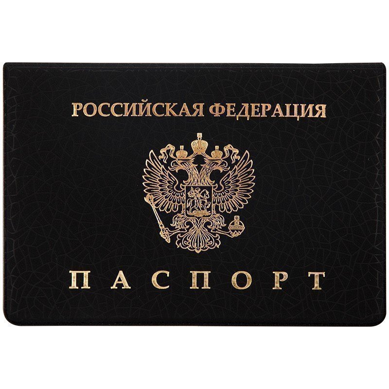 Обложка для паспорта унисекс Спейс 254206, графит