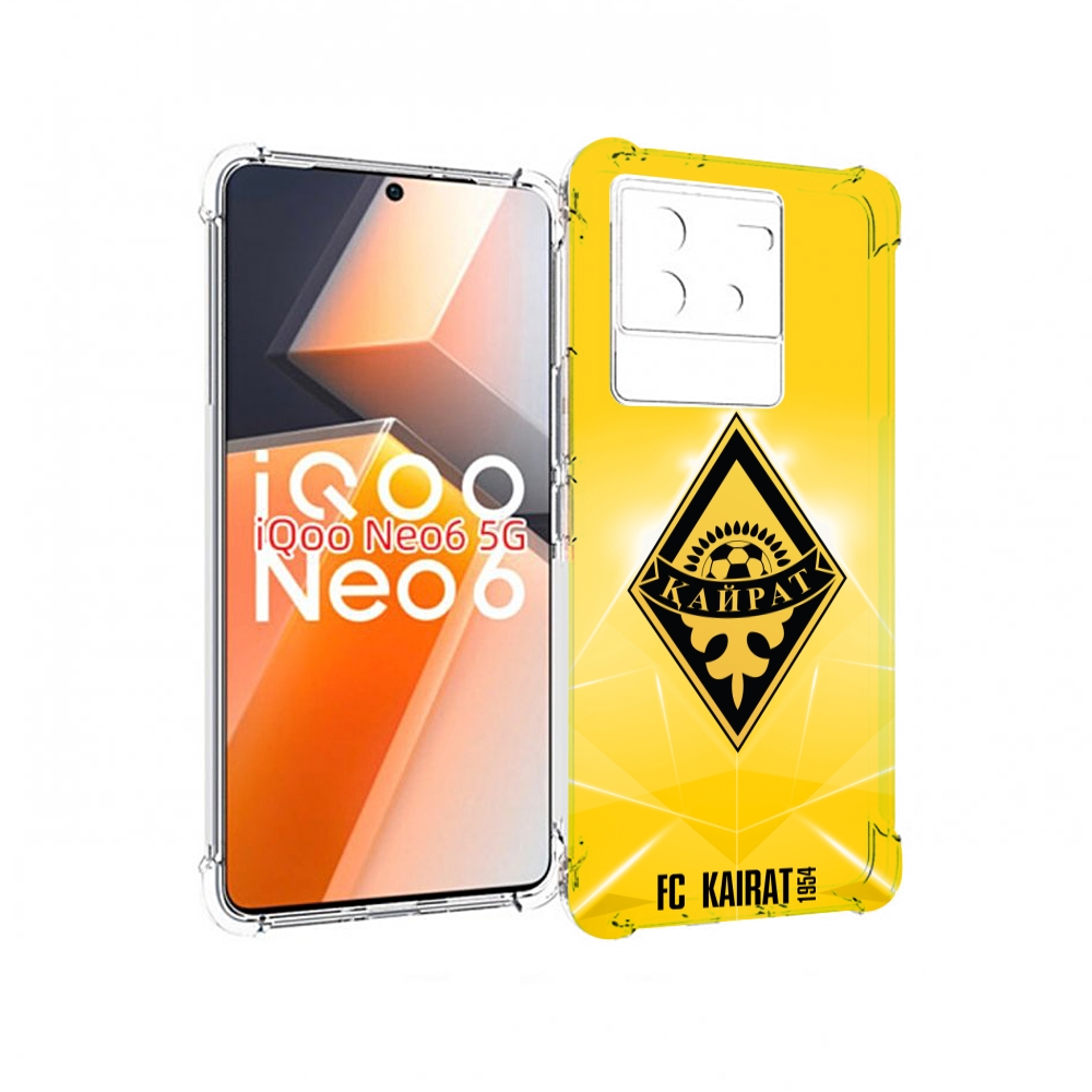 

Чехол MyPads фк каират алматы для Vivo iQoo Neo 6 5G, Прозрачный, Tocco