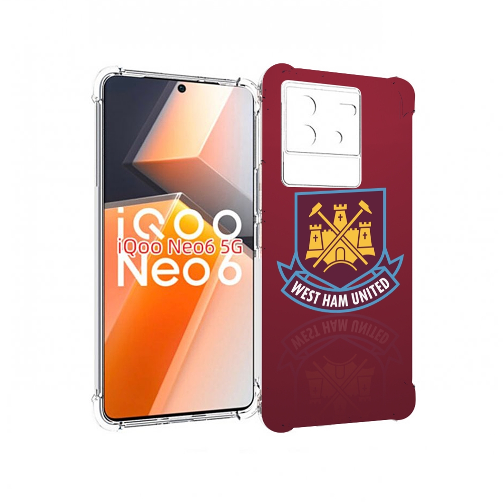 

Чехол MyPads фк вест хэм мужской для Vivo iQoo Neo 6 5G, Прозрачный, Tocco