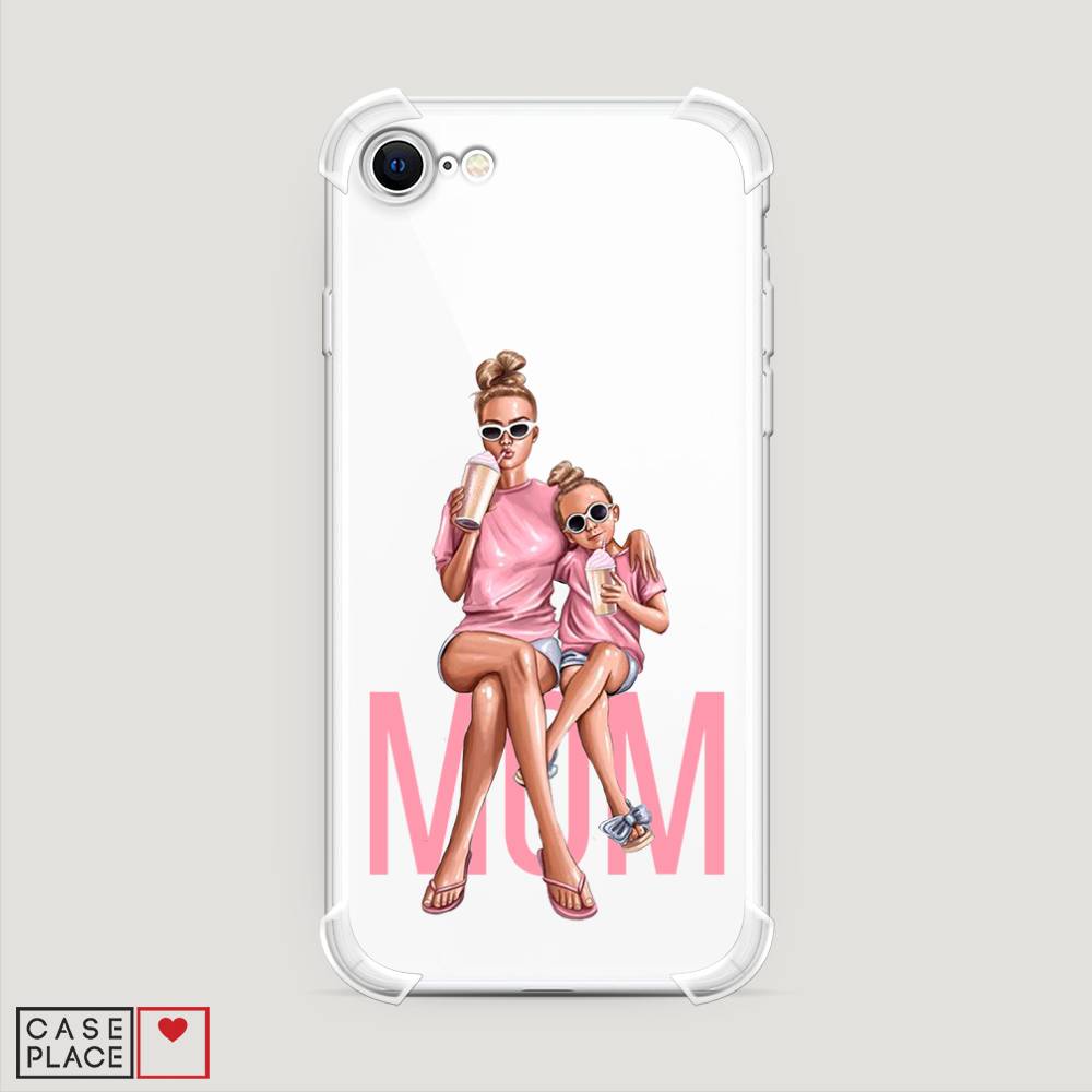

Чехол Awog на Apple iPhone SE 2020 / Айфон SE 2020 "Lovely mom", Разноцветный, 12451-1